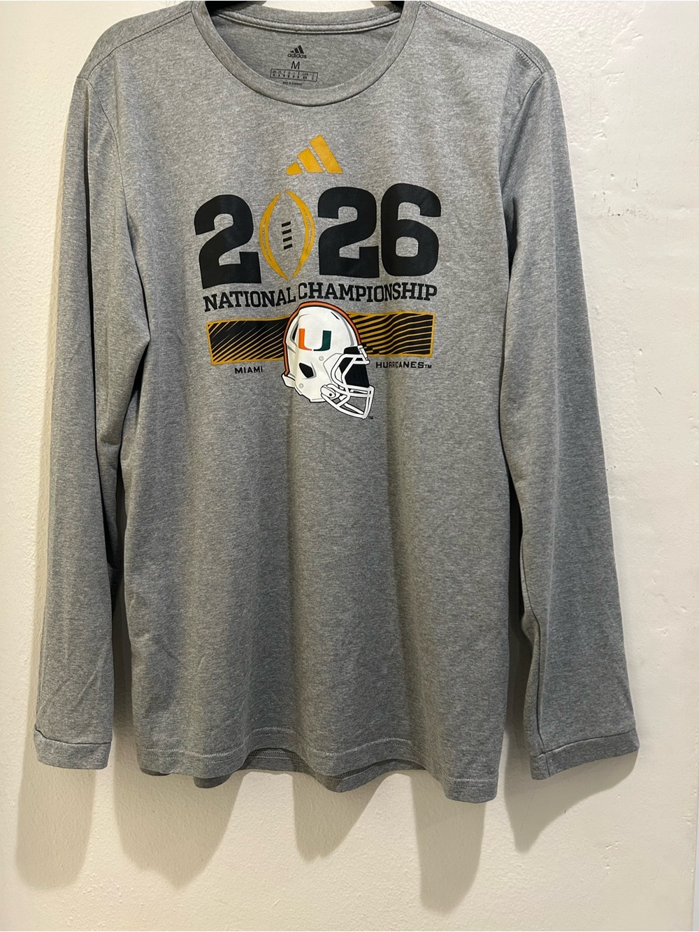 adidas Gray Men's Shirt - Light Heather Gray